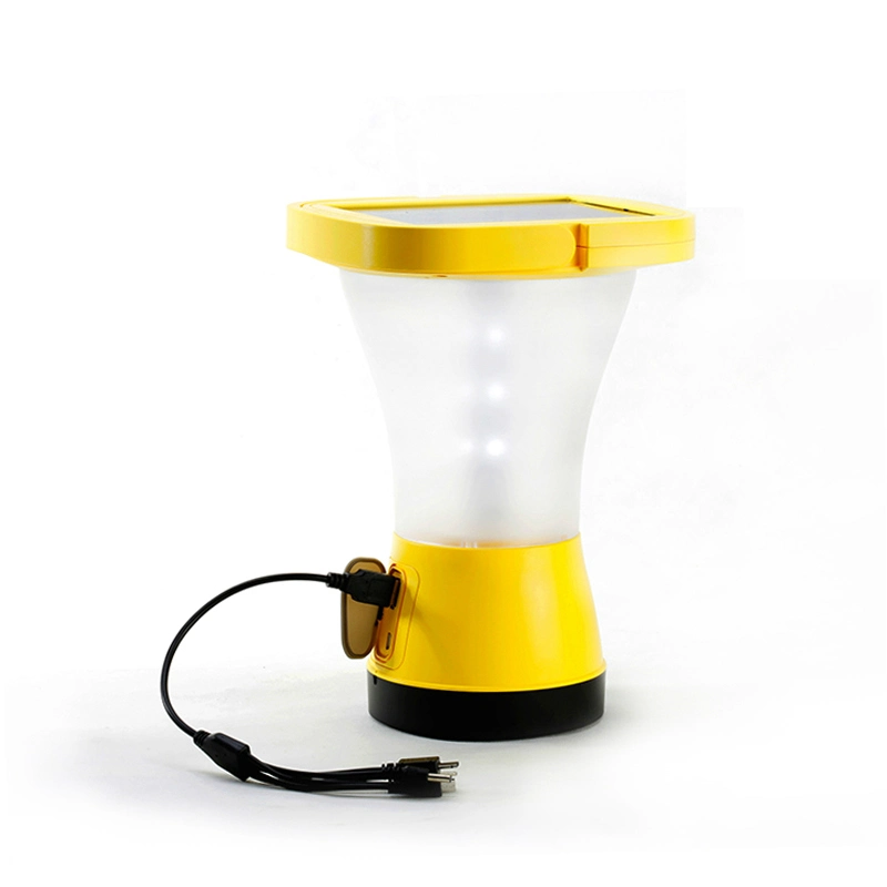 360 Grad Solar Laterne mit Telefon Ladegerät Mini Solar Laterne Lampe