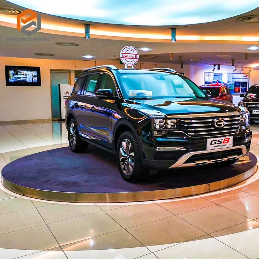 360 grados de coche con plataforma de exposición de coches con plataforma Garaje estacionamiento giro Tabla