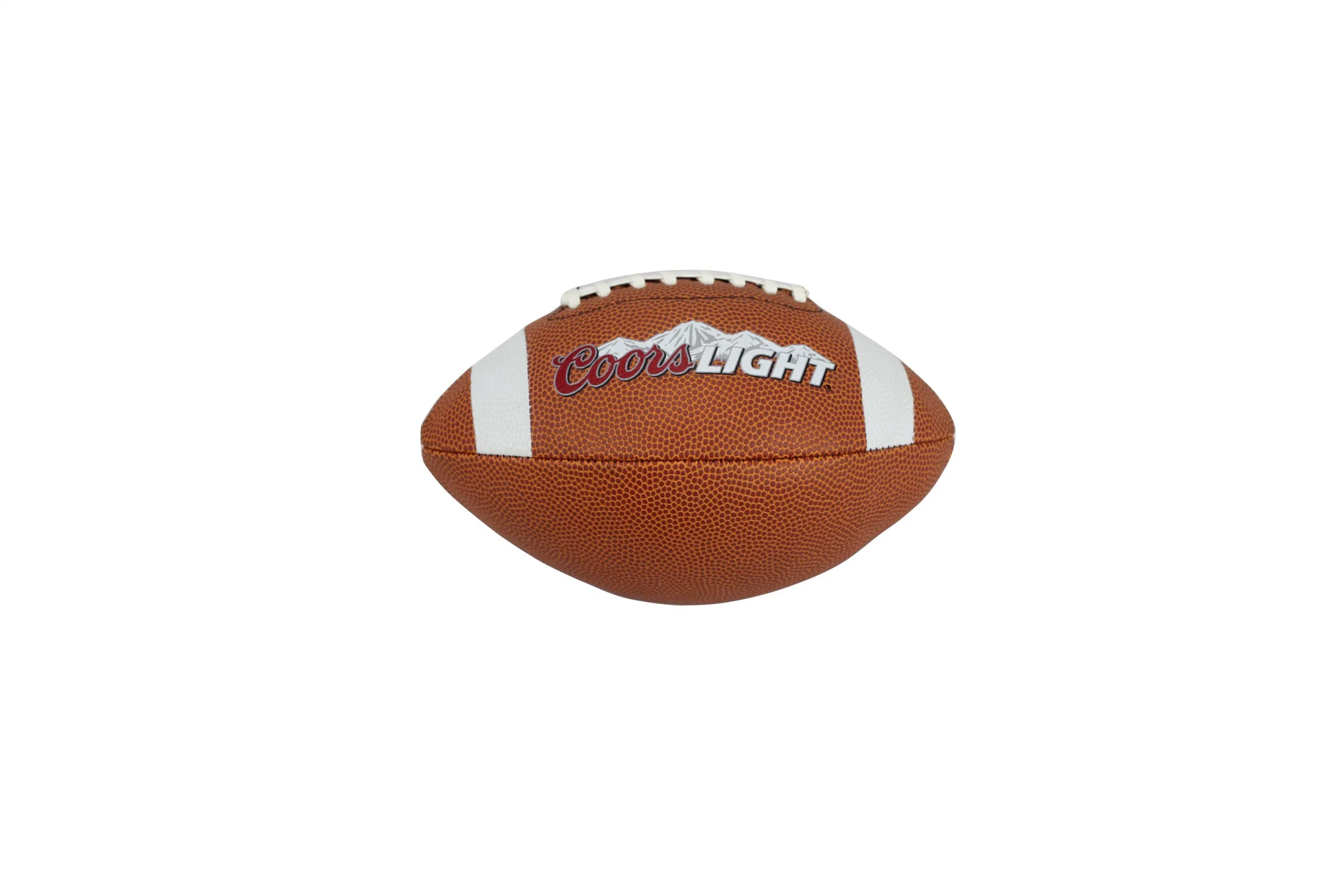 personalizado feito PVC PU tamanho 7-9 futebol americano