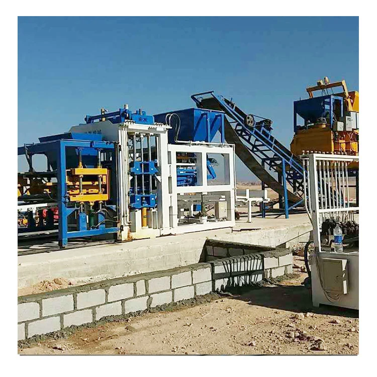 Qt12-15 Brick Making Machine Hongfa Cement Mold Brick Block Making Machine for Construction Work