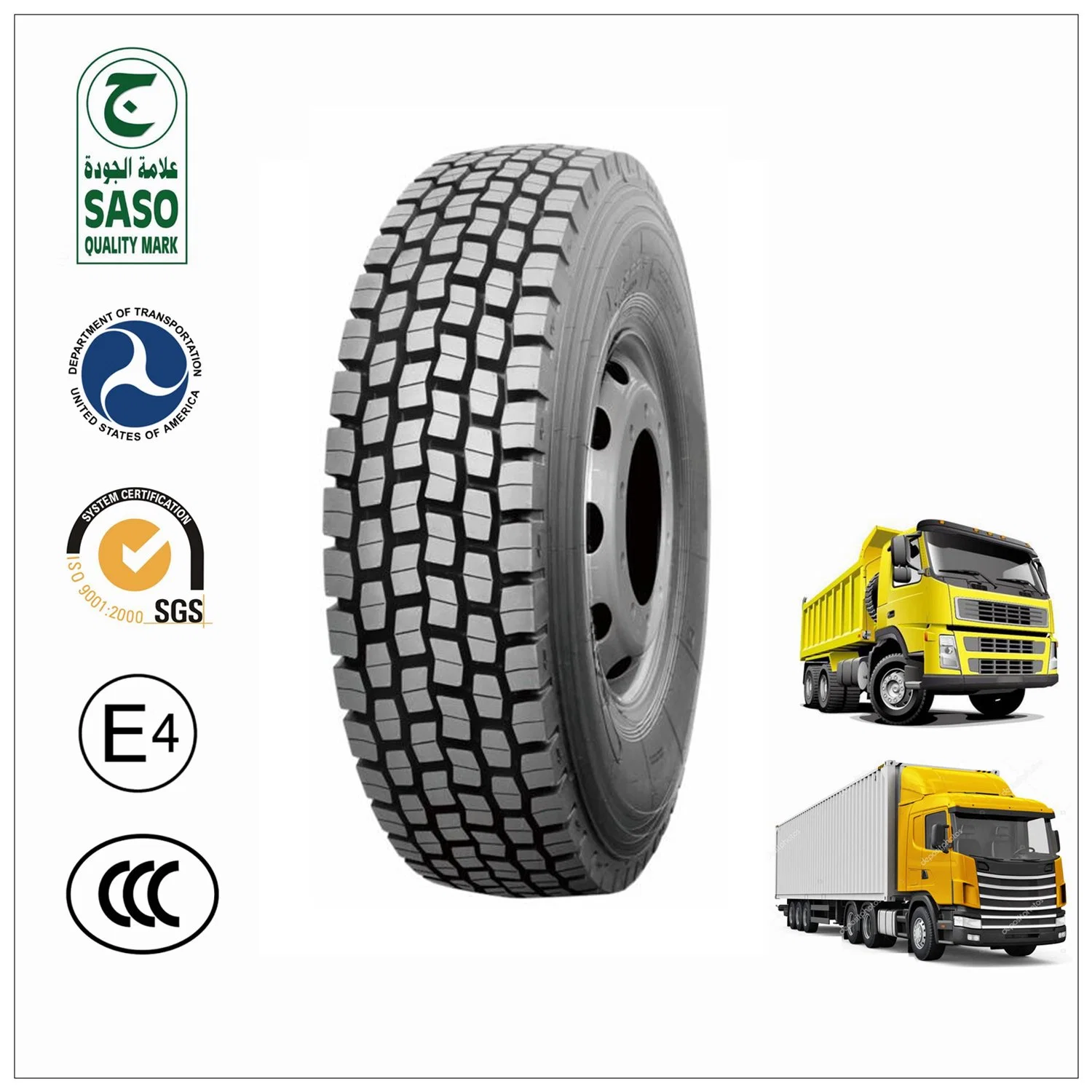 295/80R22.5 comercial de acionamento pneumático com excelente desempenho