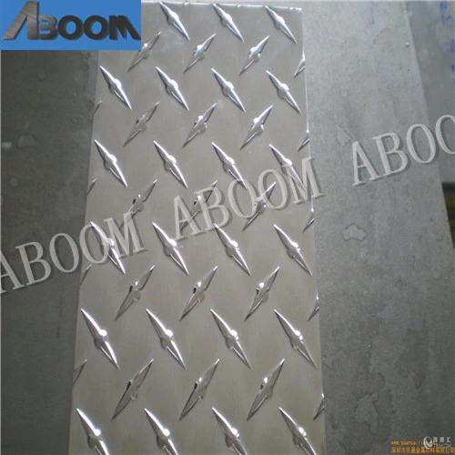 6082 Pattern Embossed Aluminum Checker Plate Sheet 8 mm Aluminium Alloy