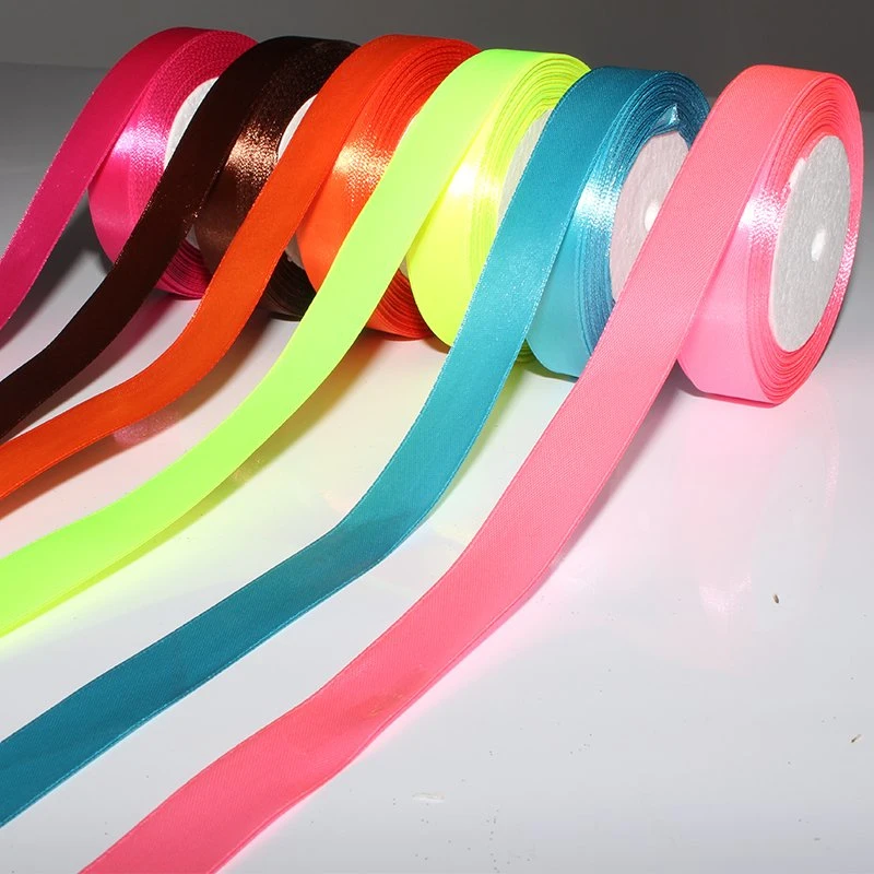 Hot-Selling Single Faced Double Faced Polyester Satin Ribbon