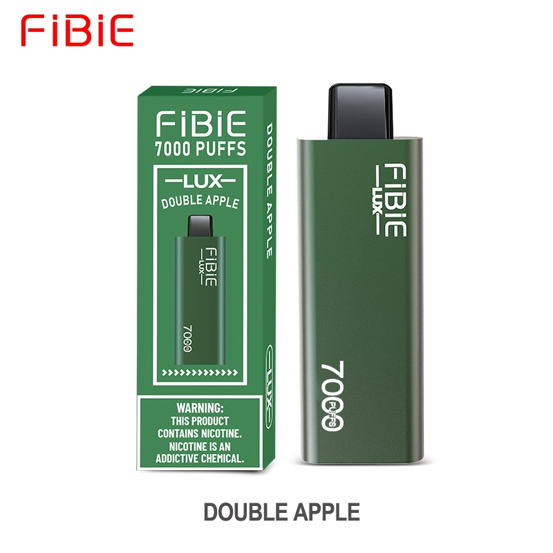 Pulverizador de atadura Fibie Lux Vape, pulverizador de fumo Mini Vapor Factory e cigarros 7000 puffs Bar fruit Flavours recarregável descartável Cigarro electrónico