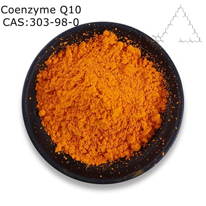 الملحق الغذائي CoQ10/Coanyme Q10/Ubiquinone 10 CAS 303-98-0 درجة USP/EP