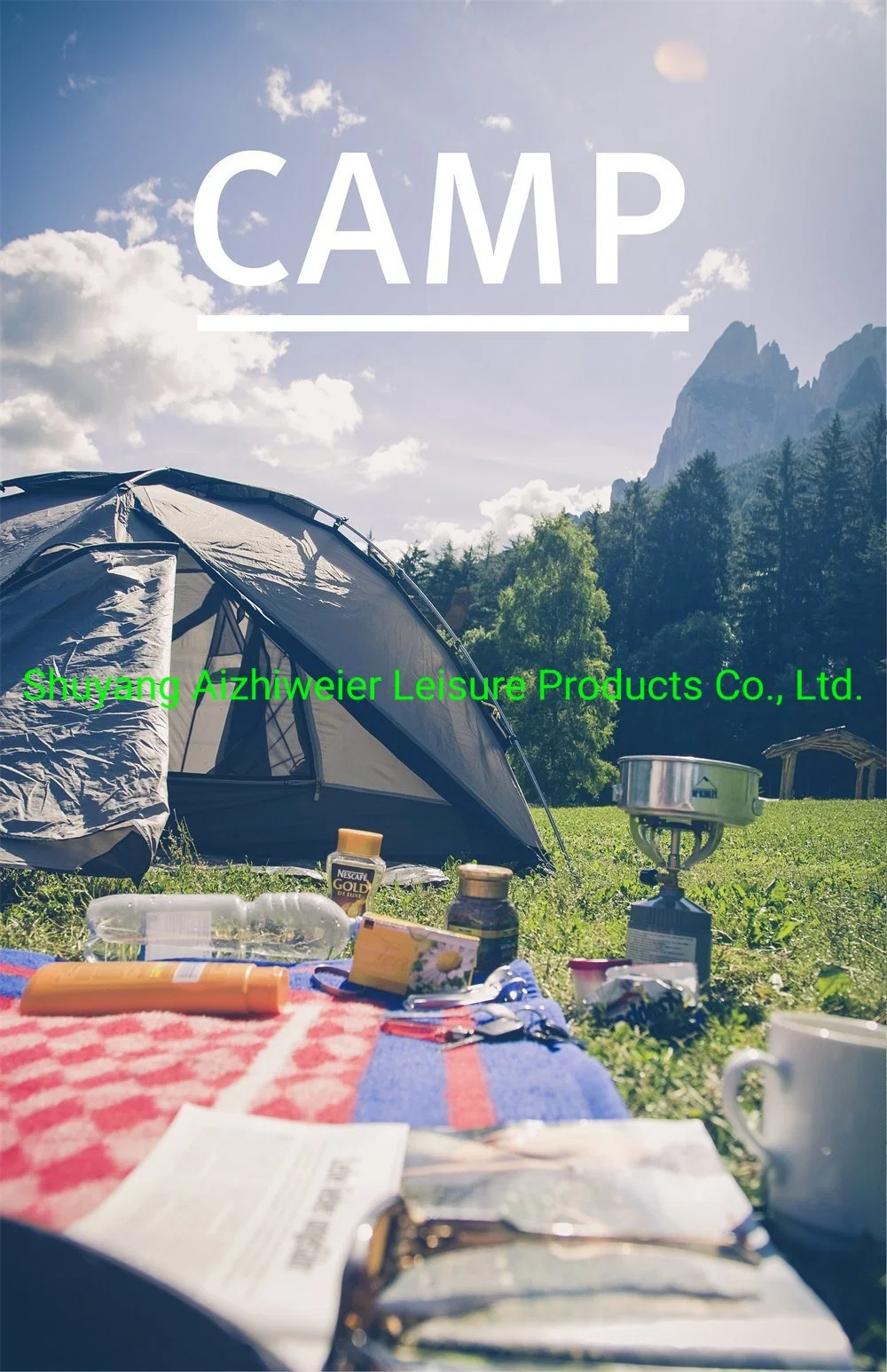Camping-Matte Aus Kunststoff