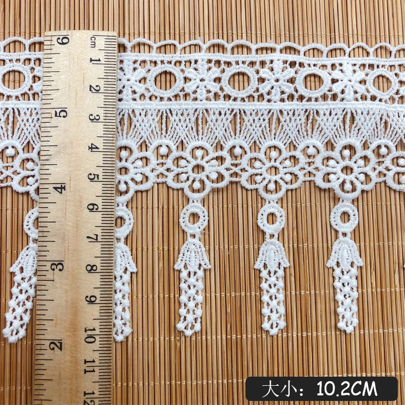 Factory Wholesale/Supplier Tassel Milk Silk Lace Accessories Accessories Hanging Home Soft Decoration Curtain Accessories