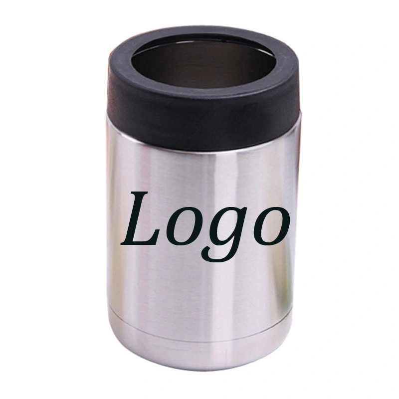 12oz Stainless Steel Can Holder Cooler Double Wall Insulation Cola Beer Can Cold Keeping Bottle