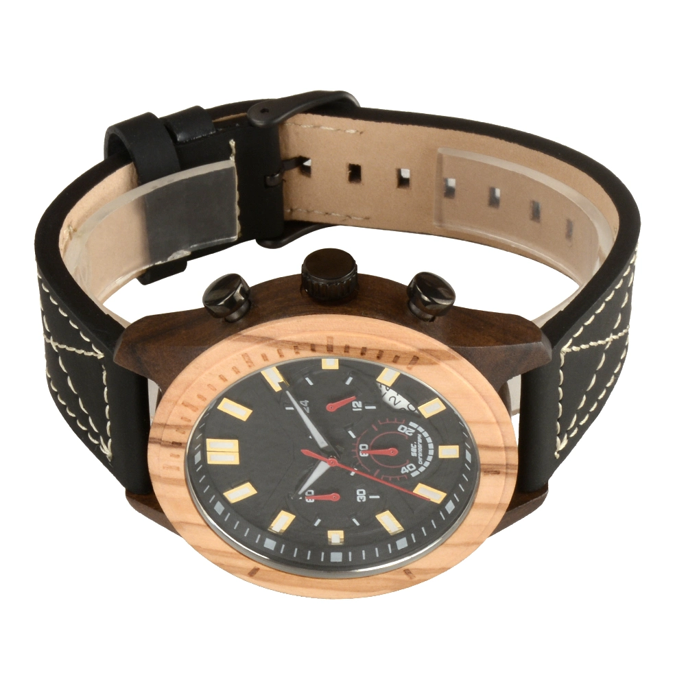 Reloj de madera Bewell de alta calidad hecho a mano para hombres Reloj de lujo