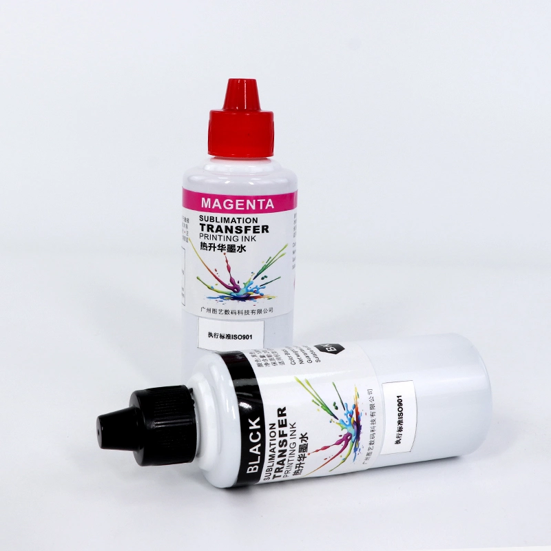 Tinta de Sublimación de alta calidad 100ml para la impresión de transferencia de calor (6 colores).