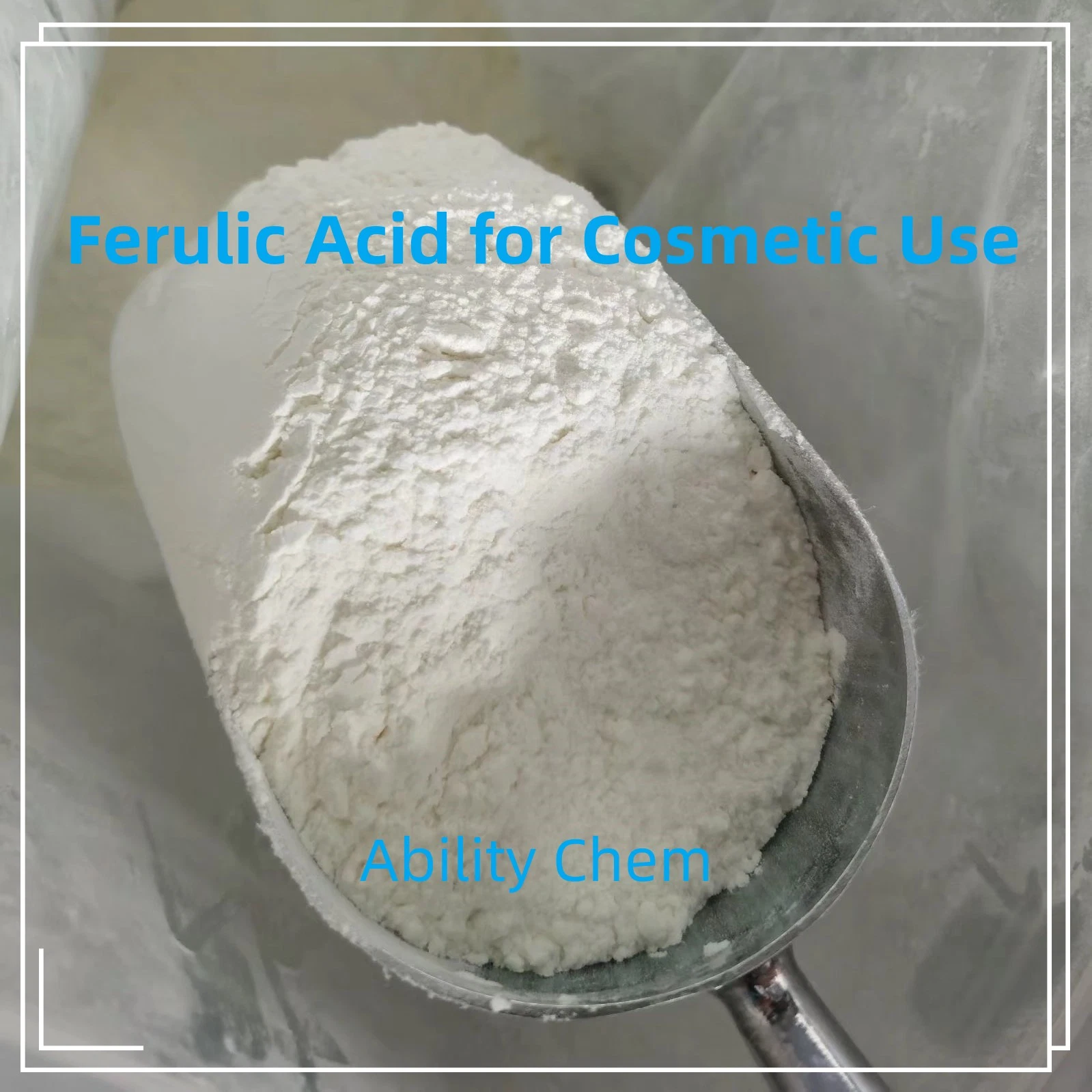 Ferulic Acid Organic Intermediate 1135-24-6 4-Hydroxy-3-Methoxycinnamic Acid Ferulic Acid