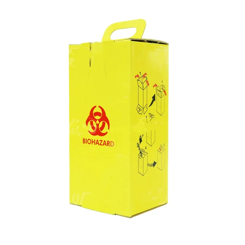 Hospital Disposable Safety Sharp Box Paper Sharp Container for Medical Waste Collection