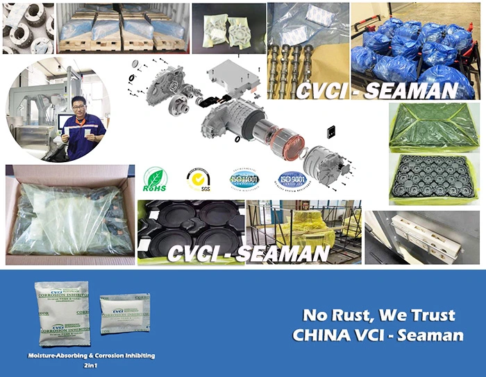 Non Fiber Shedding Moisture-Proof Rust-Proof Vci Desiccant for Hardware/Tools/Rotor/Stator/Metal Parts Storaging/Packaging/Transport