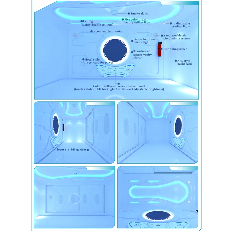 Sleep Cabin Indoor Hospital Bedroom School Farmhouse Living Room Single Double Space Bed Sleep Capsule Hotel
