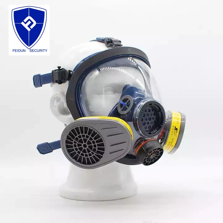 Nmshield Rubber Dustproof Chemical Acid Gas Resistant Full Mask