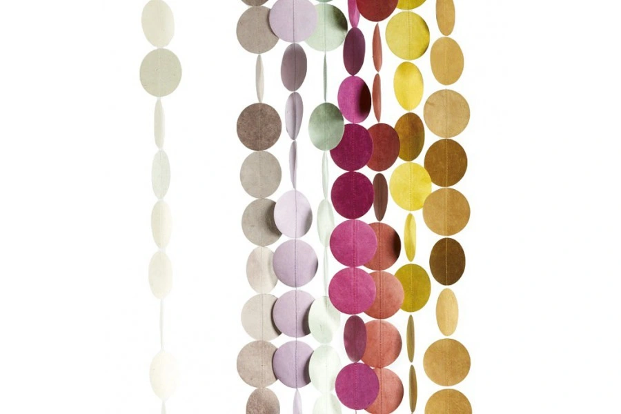 Cicle Paper Garland Paper Round Garland