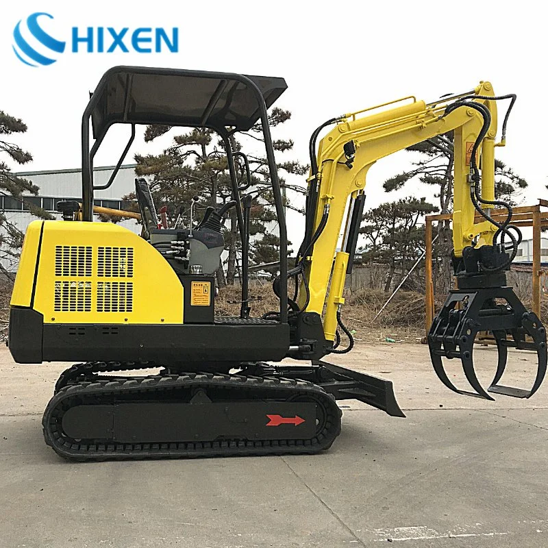 Tomb Graves Excavation Mini Excavator Equipped Crushing Hammer Vegetable Greenhouses Loose Earth Excavator