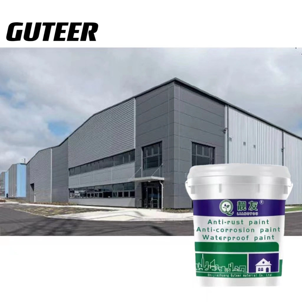 Water-Based Antirust Paint on The Surface of Steel Structure House Warehouse 20kg