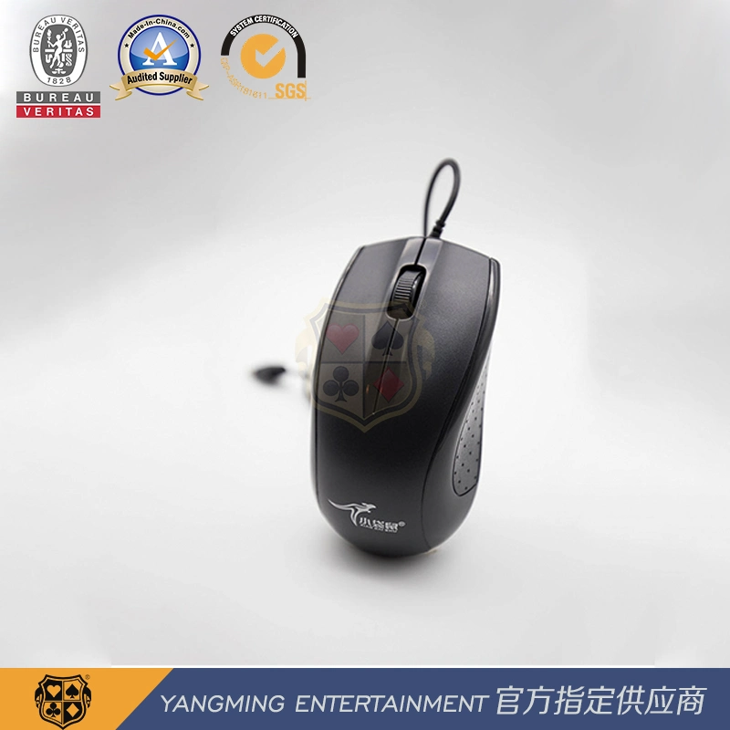 Entretenimento e lazer Black Wired Mouse Baccarat Poker Table System Input Mouse (rato de entrada