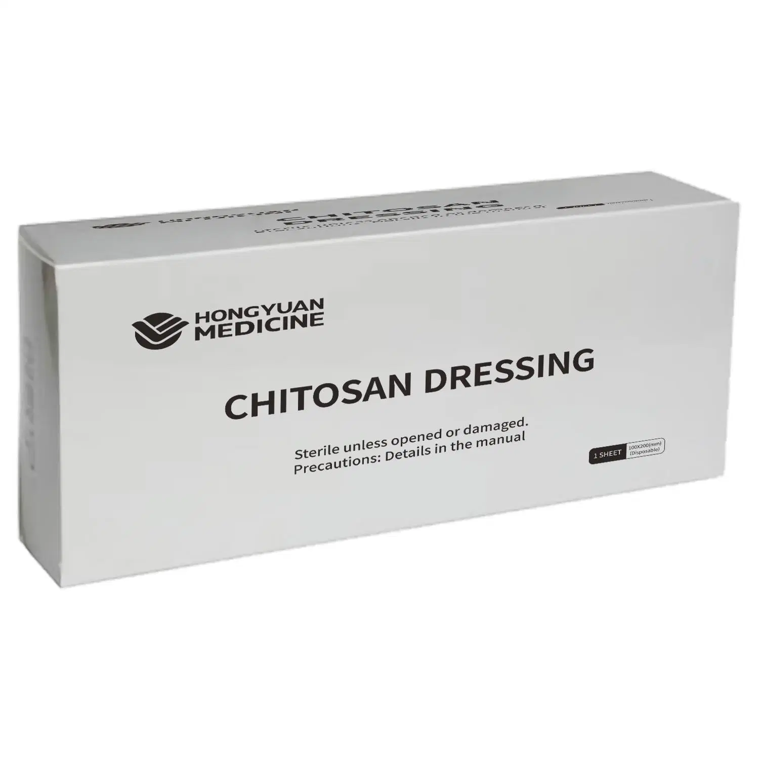 Disposable Medical Supply Medical Consumable Material Wound Dressing of Patented Modified Chitosan for Surgical or Other Wound Care and Healing 64