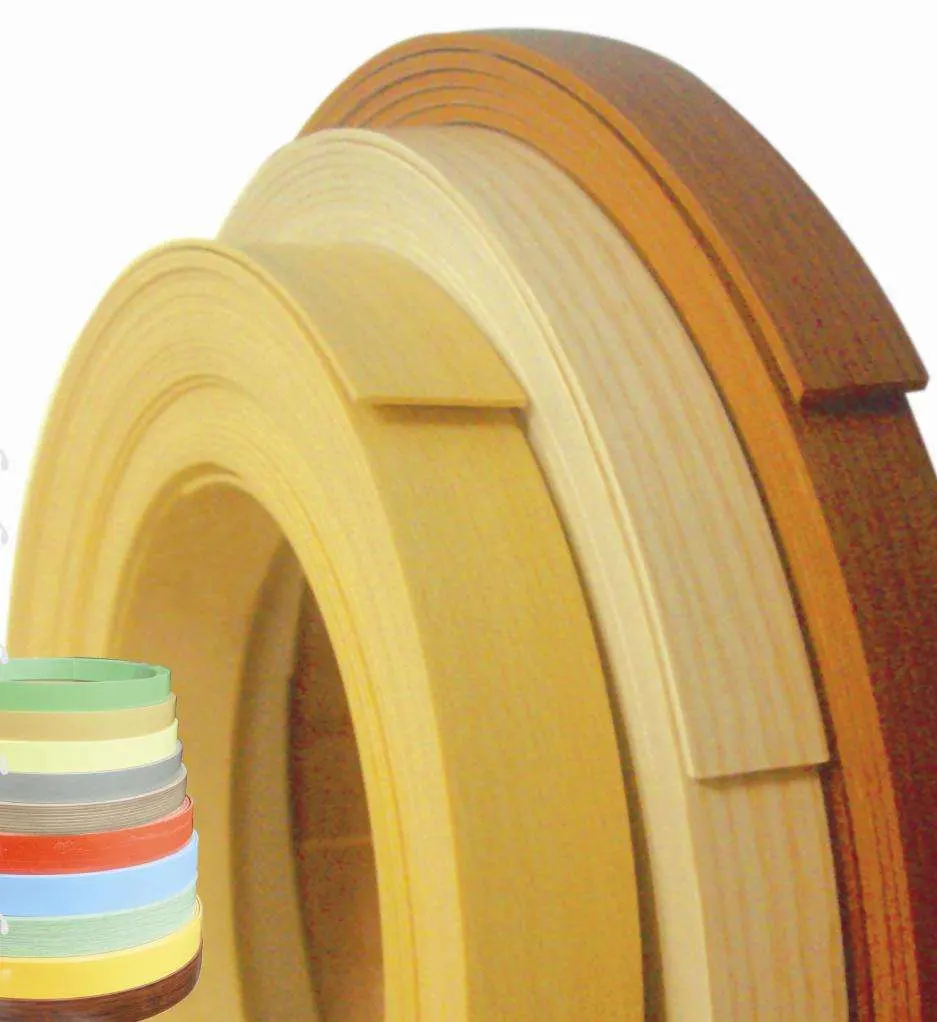 Solid Wood Furniture Tape 2mm Colors Kitchen Cabinet PVC Edge Banding