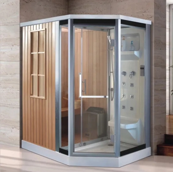 Indoor Computer Dual Steam Shower Wet Sauna Room Cabin