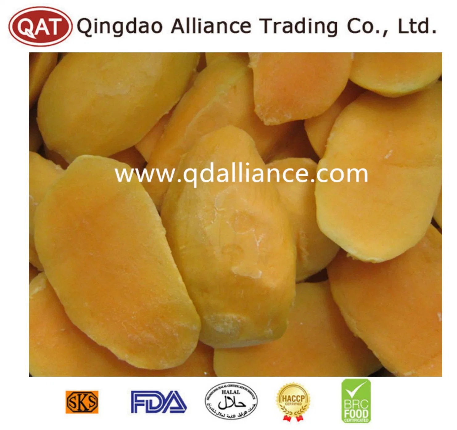 IQF de grande valor frutas congeladas Mango Halve com retalho Bulk Preço