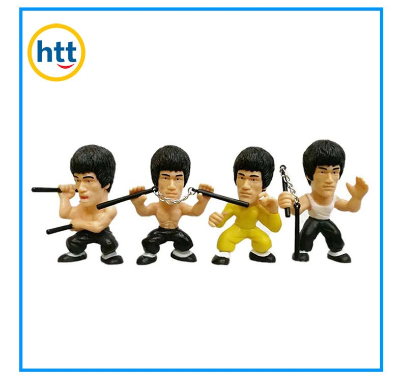 Wholesale OEM Design Movie Character Action Figures Customized Kung Fu Star Plastc Figurines