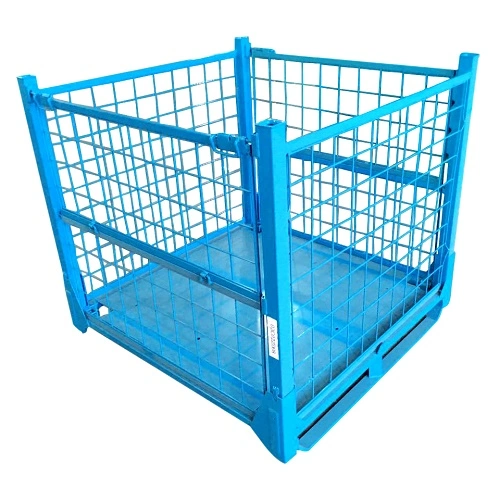 Stillage Cage Cargo Storage Steel Materials Powder Coating Stackable Heavy Duty