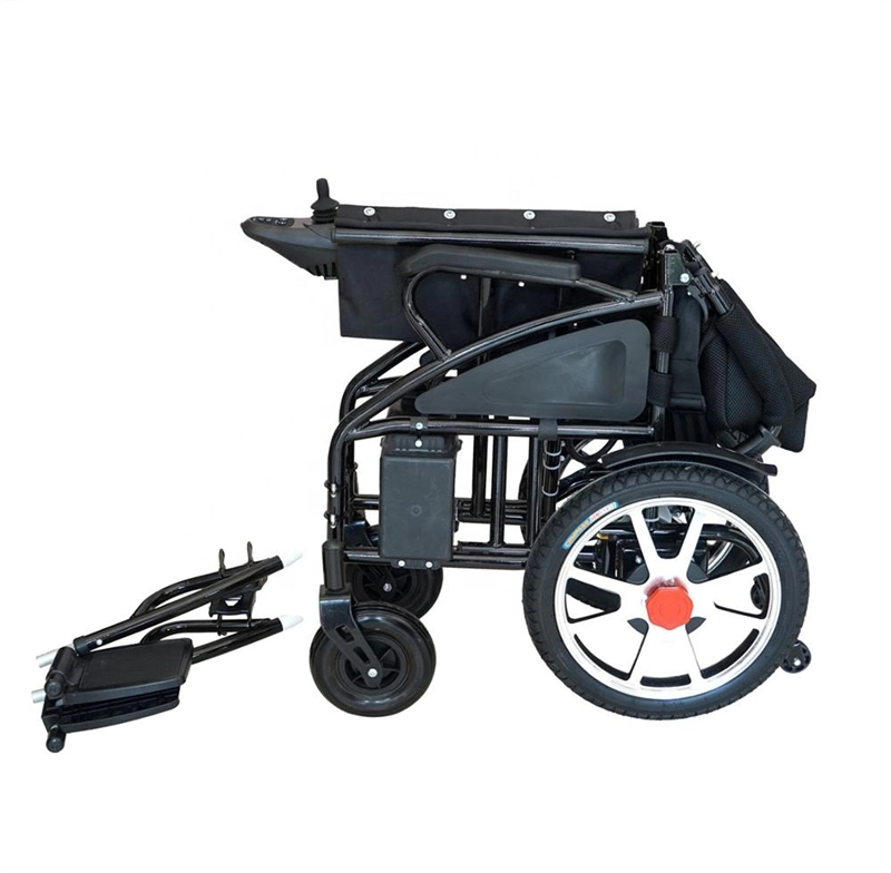 Amazon hot продажи с электроприводом складывания инвалидная коляска для инвалидов
