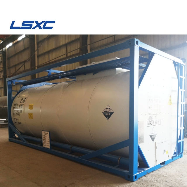 20-Foot Chemical Liquid Tank Container From a Factory in China