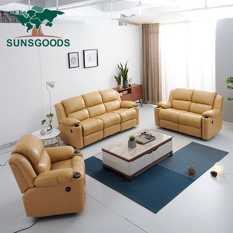 2021 New Design Chinese Мебель Ручная Recliner Жилая комната Мебель Кожаной диван