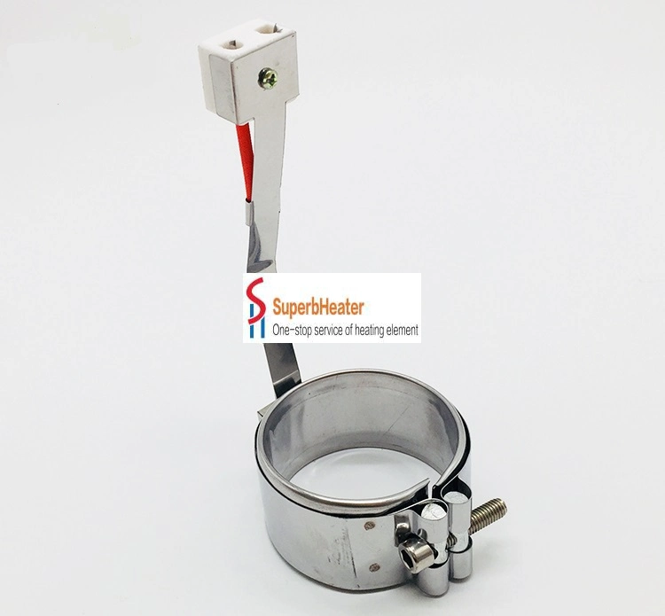 220V 200W 25mm Stainless Steel High Heat Efficient Thermal Extruder Mica Insulated Band Heater Element with Clamp