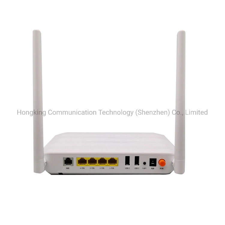 Venta caliente 4GE 2USB módem Gpon Gpon FTTH Versión en inglés para Fiberhome Hg6143D ONU ont