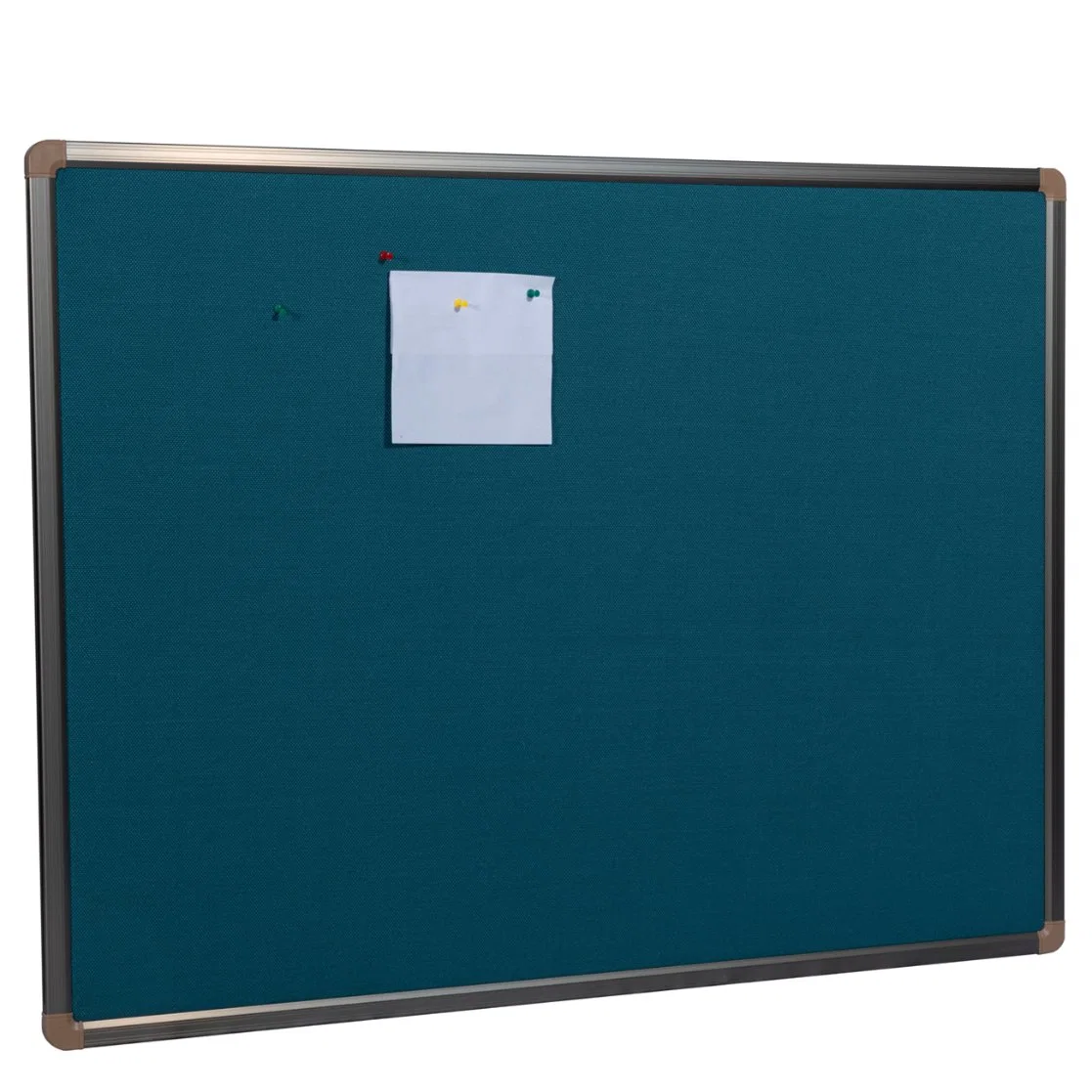 Blue or Green Fabric Cover Corkboard Pin Board for Notice Cork Pin Board