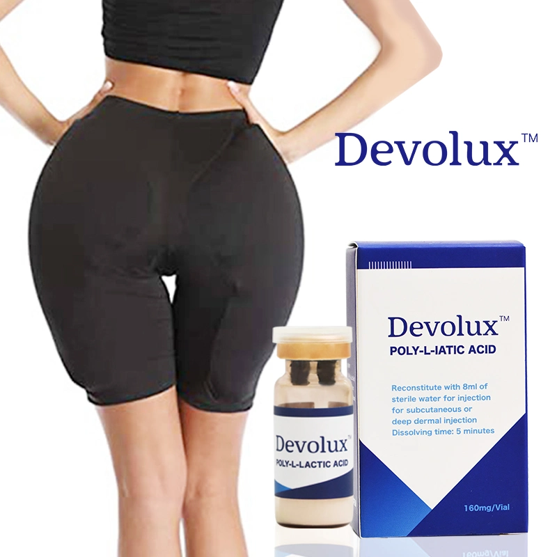 Devolux CE aprobado Poly-L-ácido láctico Escultura Glutos HIPS PLLA Filler Para Buttocks Precio