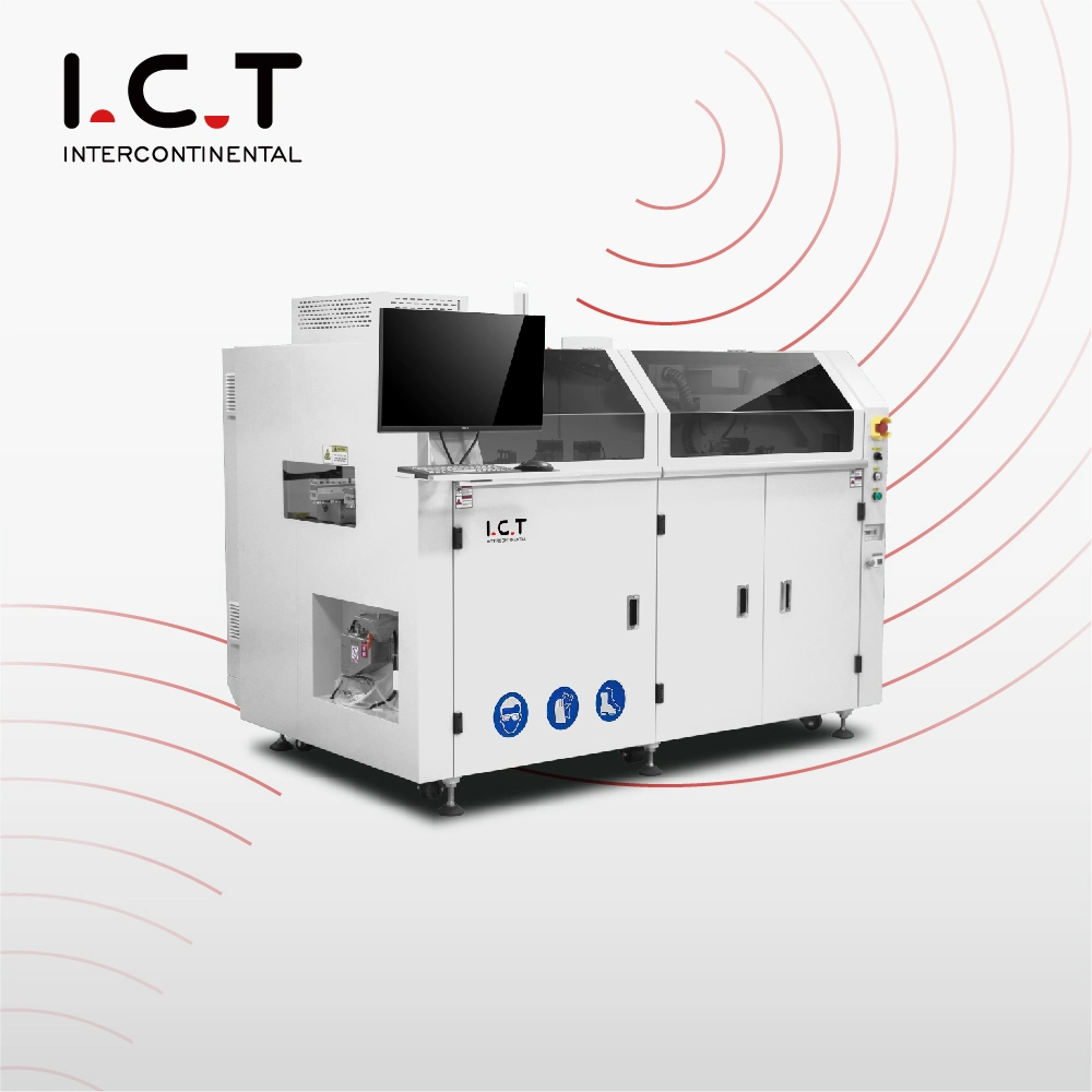 Máquina de solda seletiva de onda dupla totalmente automática Ict Flux Sprayer PCB Máquina de solda DIP.