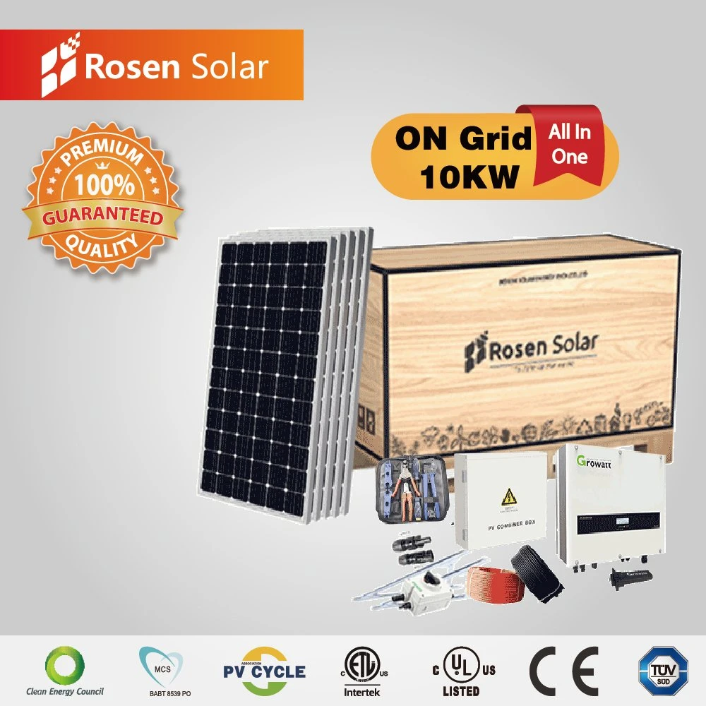 Solar Power Generator 10000 Watt 10kw House on Grid Solar Panel System