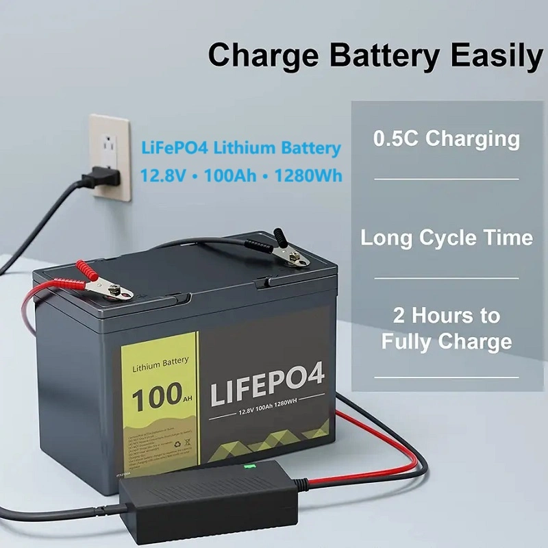 12V 12,8v 100Ah LiFePO4 Akku-Klasse A Medizinprodukt wiederaufladbar Solarenergiespeicher Haus Energiesystem