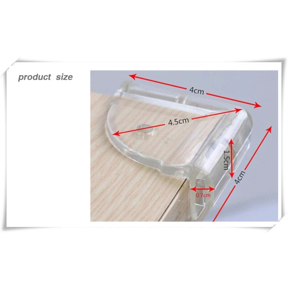 La sécurité du bébé à la protection Protecteur de coin de meubles, Transparent, épaississement du protecteur de coin, bureau, table basse en verre et d'autres protecteurs de coin ESG15762