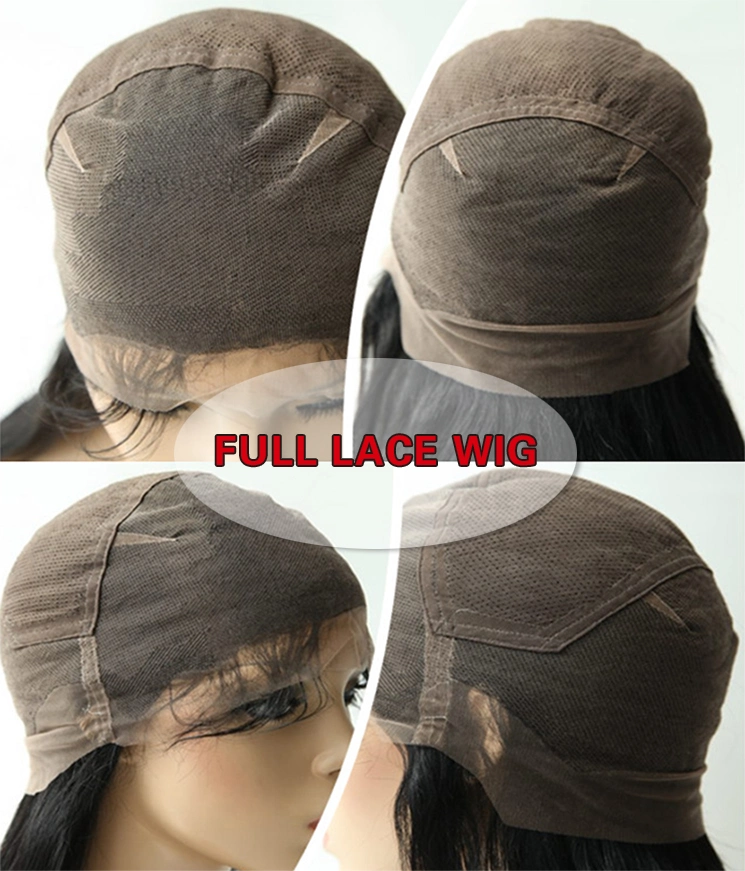 Unprocessed Malaysian Human Hair Full Lace Wig High Density Virgin Malaysia Wigs