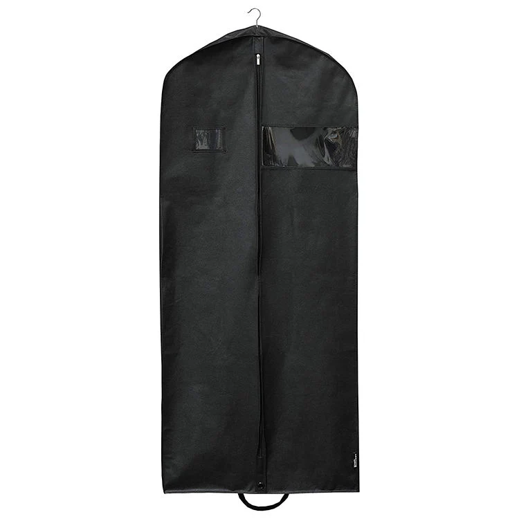 High quality/High cost performance Eco Friendly Custom Logo Protection Dust Proof Storage Packing Non Woven Foldable Suit Garment Bag