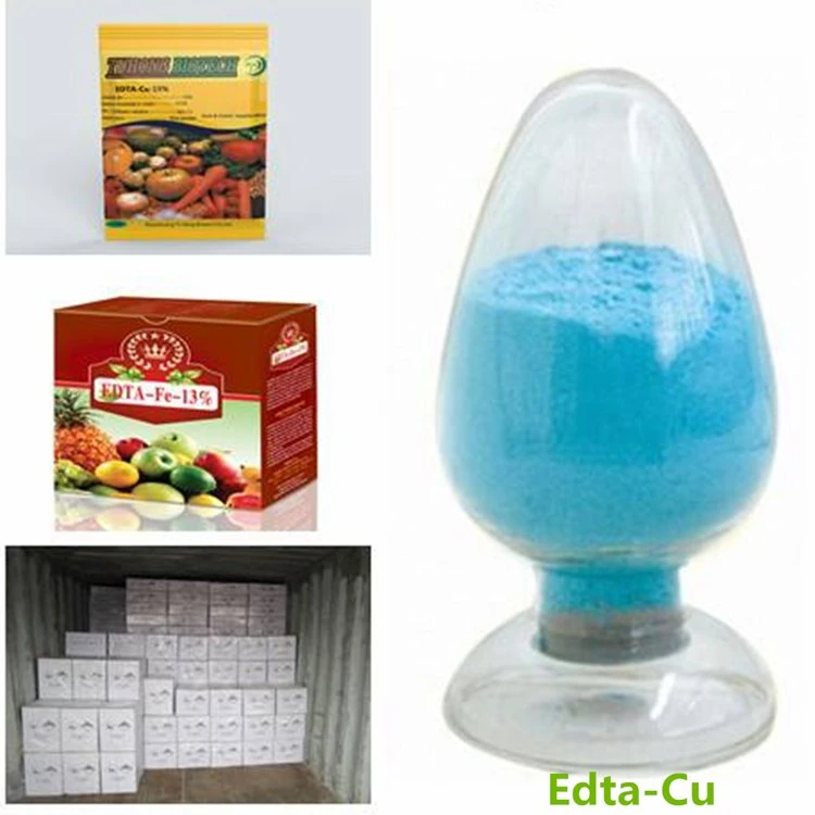 EDTA-Cu 15% Chelated Fertilizer Trace Element Fertilizer EDTA Copper