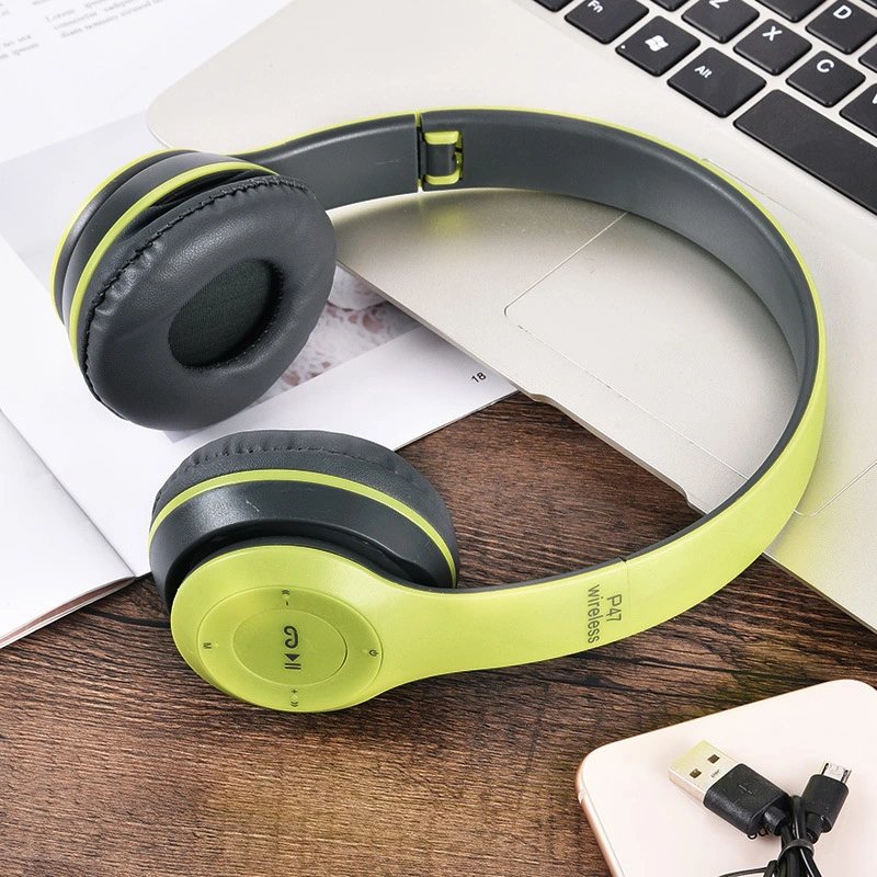 HiFi Bluetooth Noise Cancelling Earphone Retractable Headband Headphones