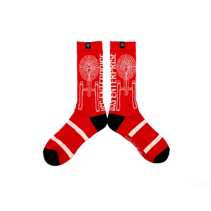 Custom Embroidered Terry Sweat-Absorbing Sports High-End Jacquard Men's Socks