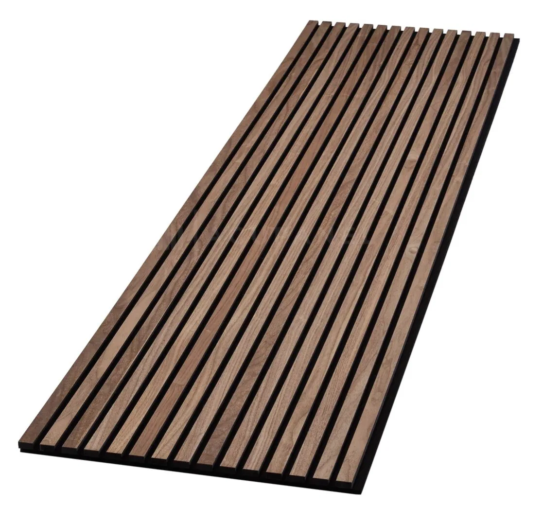 Wooden Slat & Pet Wall and Ceiling Sound Absorption Solution Acoustic Panel