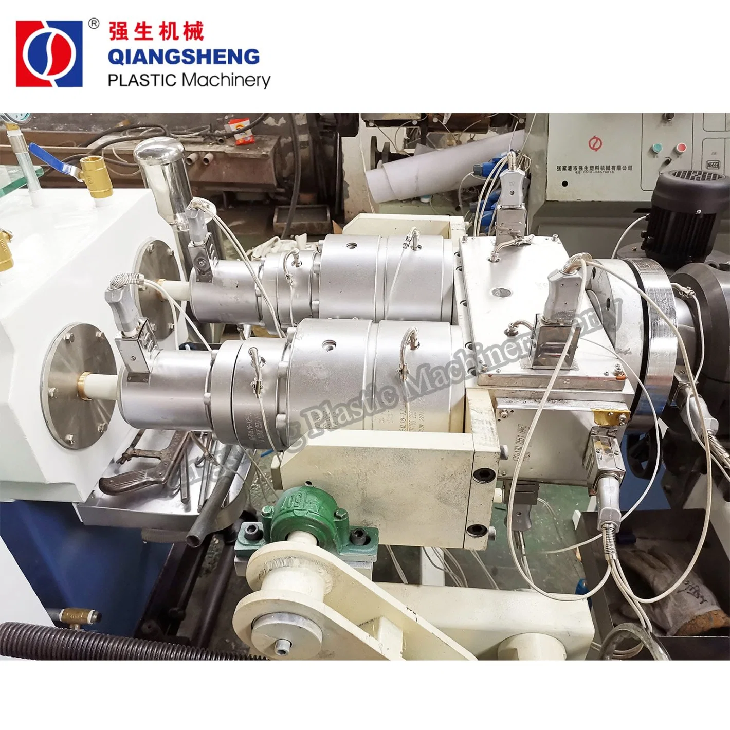 Double Cavities PVC Conduit Pipe Extrusion Making Machine