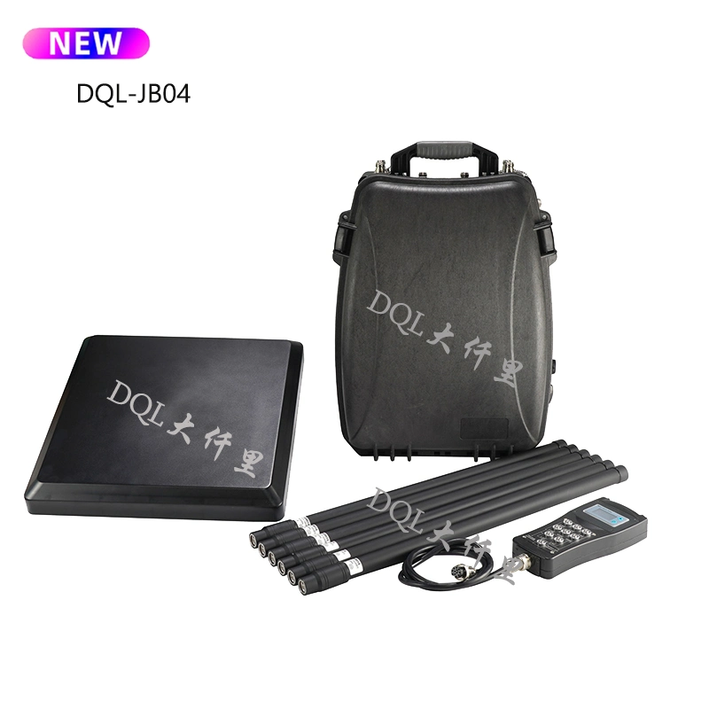 Dql-Jb04-6340 Anti Drone Shoulder Back Type Backpack Multifunctional Uav Defense Signal Jammer