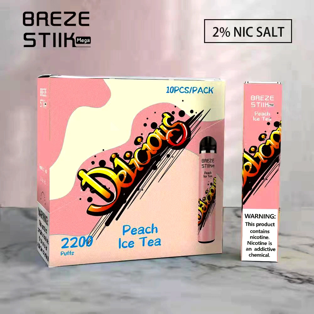 China Hot selling vaporizer Breze Stiik 2200puffs Vape E سجائر بالجملة القرد