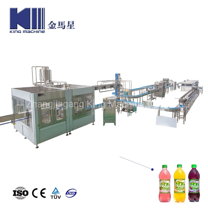 Juice Drink Bottle Washing Filling Capping Machine